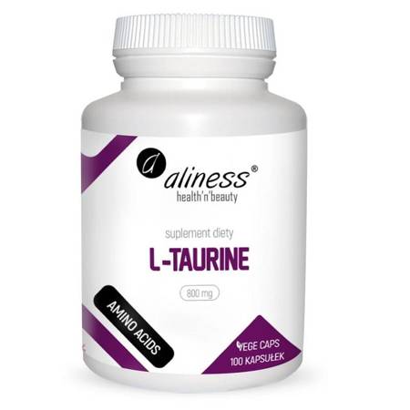 Aliness L-Tauryna 800 mg 100 kapsułek vege