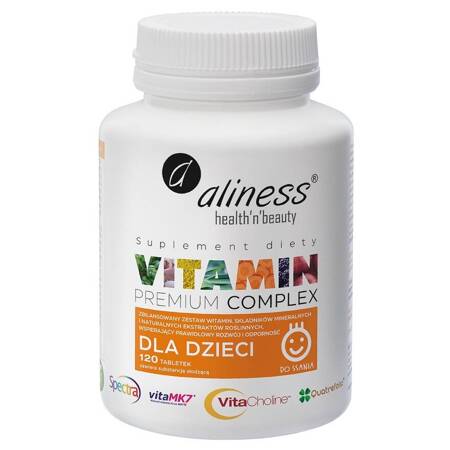 Aliness Vitamin Premium Complex dla Dzieci 120 tabletek do ssania