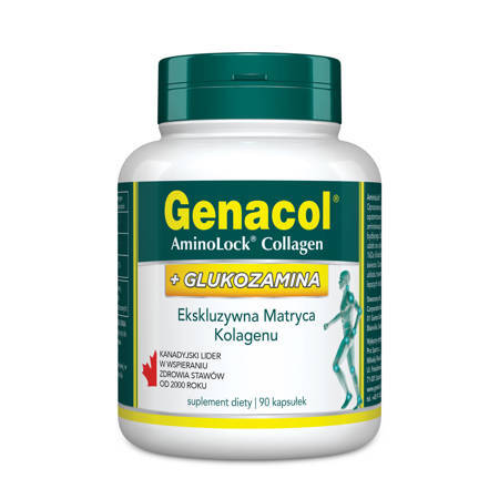 Genacol AminoLock Collagen (Kolagen) + Glukozamina 90 kapsułek 