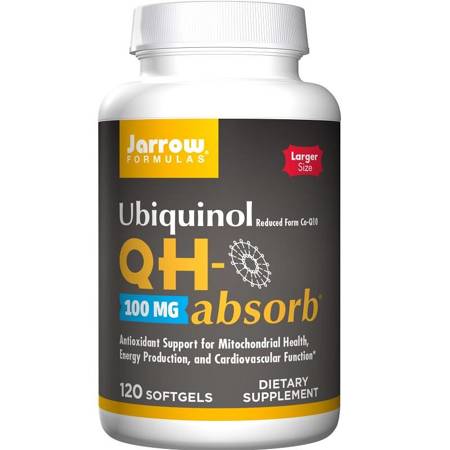Jarrow Formulas Ubiquinol Koenzym Q10 (QH-absorb) 100 mg 120 kapsułek