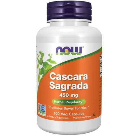 Now Foods Cascara Sagrada 450 mg 100 kapsułek