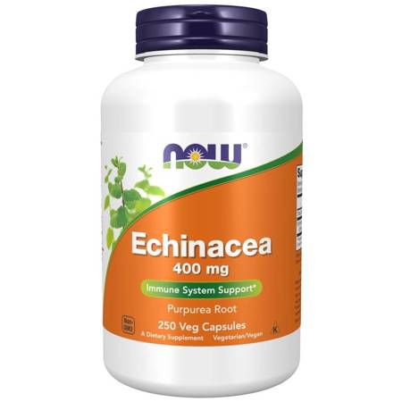 Now Foods Echinacea 400 mg 250 kapsułek KRÓTKA DATA 30.11.2022