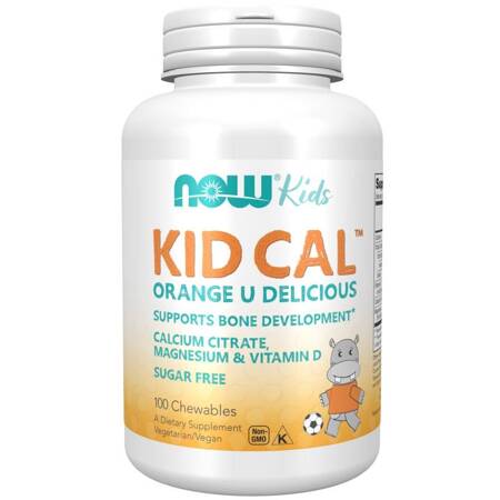 Now Foods Kid-Cal 100 tabletek do ssania