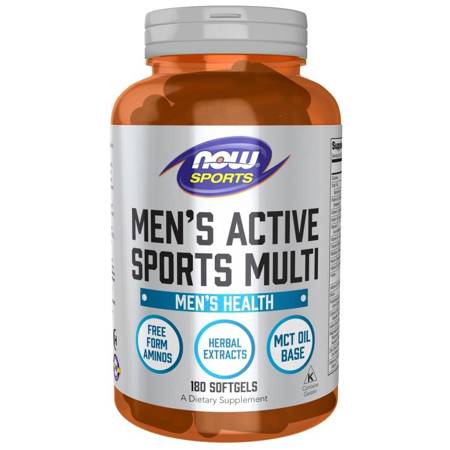 Now Foods Men's Active Sports Multi 180 kapsułek
