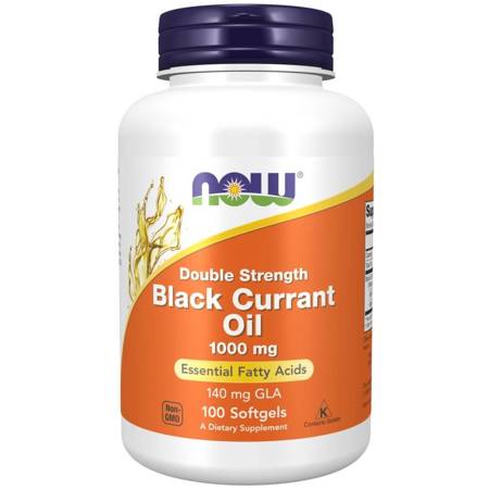 Now Foods Olej z Czarnej Porzeczki (Black Currant Oil) 1000 mg 100 kapsułek