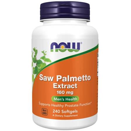 Now Foods Saw Palmetto Extract 160 mg 240 kapsułek