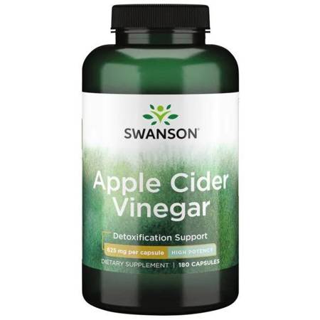 Swanson Apple Cider Vinegar (Ocet jabłkowy) 625 mg 180 kapsułek