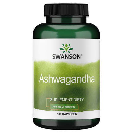 Swanson Ashwagandha 450 mg 100 kapsułek