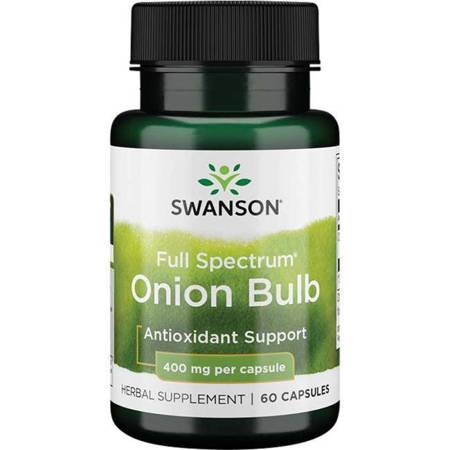 Swanson Cebula (Onion Bulb) 400 mg 60 kapsułek