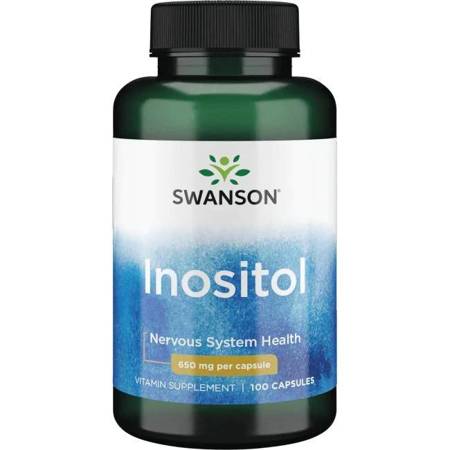 Swanson Inozytol 650 mg 100 kapsułek
