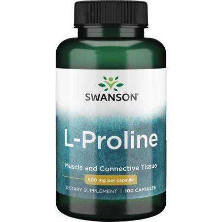 Swanson L-Prolina 500 mg 100 kapsułek