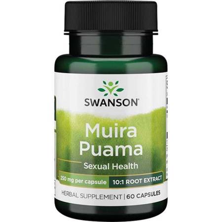Swanson Muira Puama Extract 250 mg 60 kapsułek