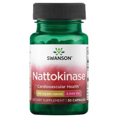 Swanson Nattokinaza 100 mg 30 kapsułek