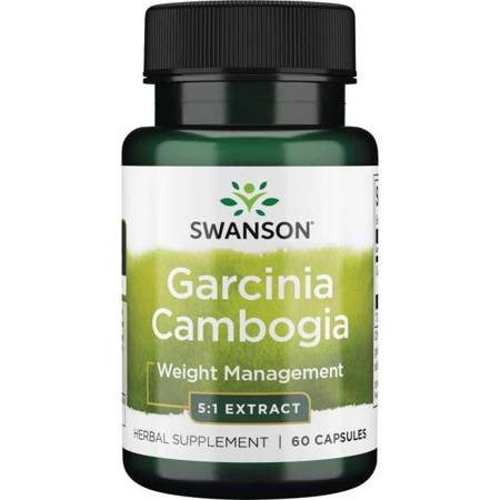 Swanson Tamaryndowiec Malabarski (Garcinia Cambogia) Extract 80 mg 60 kapsułek